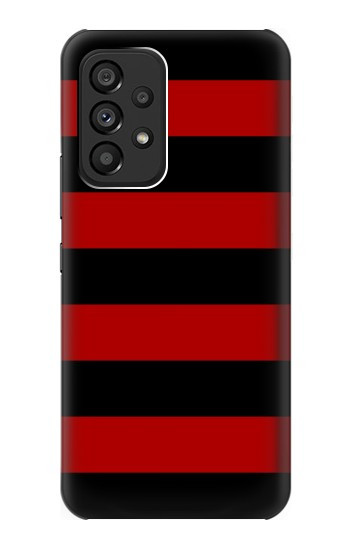 S2638 Black and Red Striped Case For Samsung Galaxy A53 5G