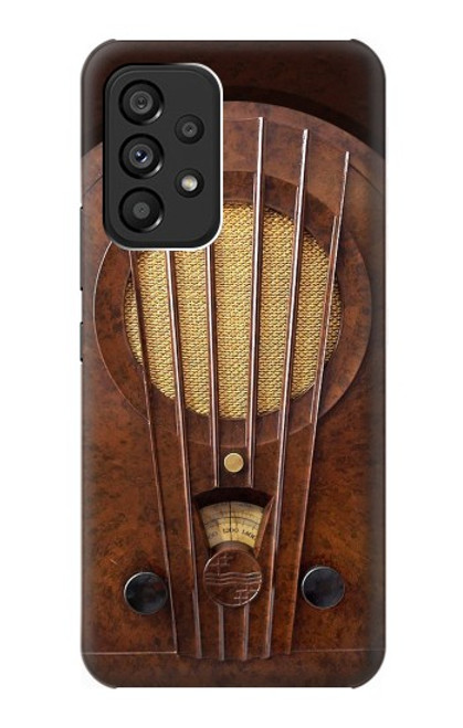 S2655 Vintage Bakelite Deco Radio Case For Samsung Galaxy A53 5G