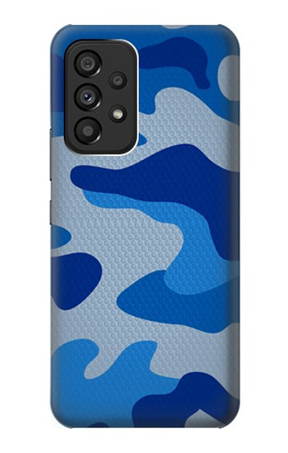 S2958 Army Blue Camo Camouflage Case For Samsung Galaxy A53 5G