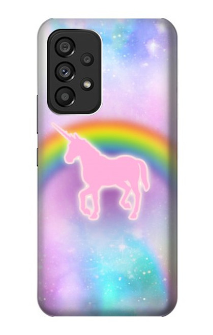 S3070 Rainbow Unicorn Pastel Sky Case For Samsung Galaxy A53 5G