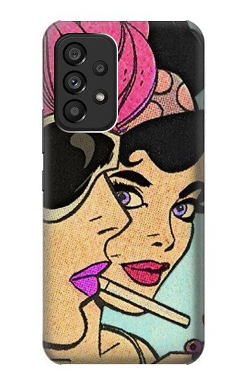 S3171 Girls Pop Art Case For Samsung Galaxy A53 5G