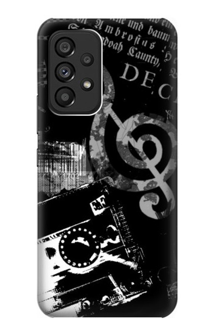 S3197 Music Cassette Note Case For Samsung Galaxy A53 5G