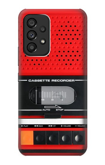 S3204 Red Cassette Recorder Graphic Case For Samsung Galaxy A53 5G