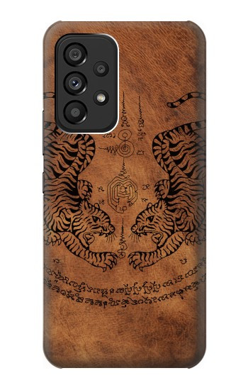 S3209 Sak Yant Twin Tiger Case For Samsung Galaxy A53 5G