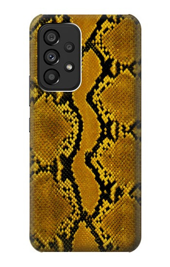 S3365 Yellow Python Skin Graphic Print Case For Samsung Galaxy A53 5G
