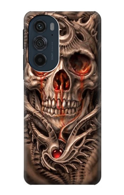 S1675 Skull Blood Tattoo Case For Motorola Edge 30 Pro