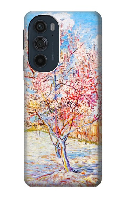 S2450 Van Gogh Peach Tree Blossom Case For Motorola Edge 30 Pro