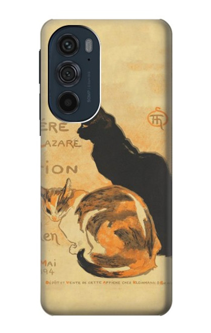 S3229 Vintage Cat Poster Case For Motorola Edge 30 Pro