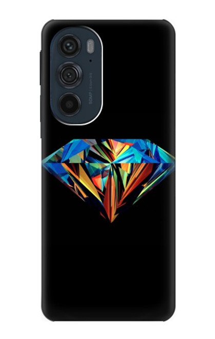 S3842 Abstract Colorful Diamond Case For Motorola Edge 30 Pro