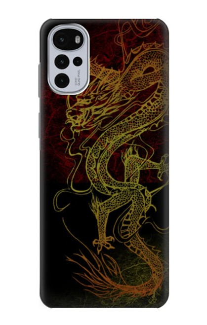 S0354 Chinese Dragon Case For Motorola Moto G22