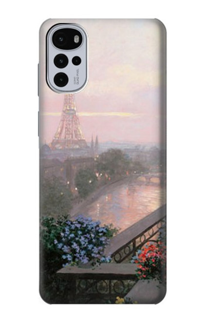 S1443 Terrace in Paris Eifel Case For Motorola Moto G22