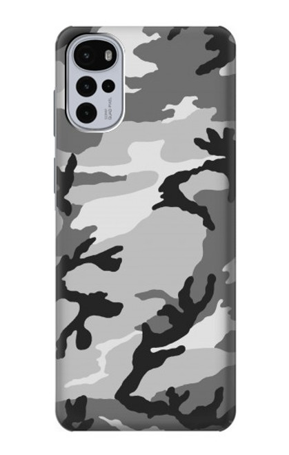 S1721 Snow Camouflage Graphic Printed Case For Motorola Moto G22