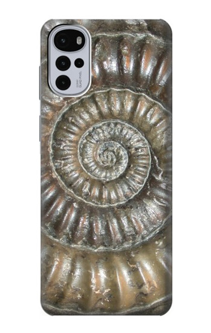 S1788 Ammonite Fossil Case For Motorola Moto G22