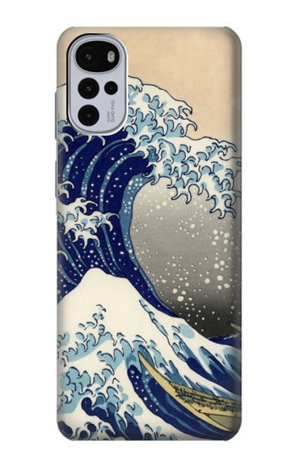 S2389 Hokusai The Great Wave off Kanagawa Case For Motorola Moto G22