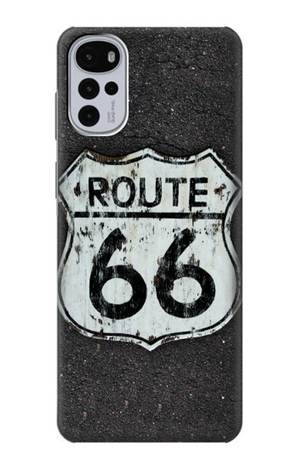 S3207 Route 66 Sign Case For Motorola Moto G22