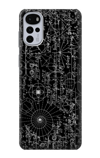 S3808 Mathematics Blackboard Case For Motorola Moto G22