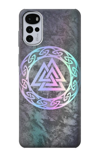 S3833 Valknut Odin Wotans Knot Hrungnir Heart Case For Motorola Moto G22