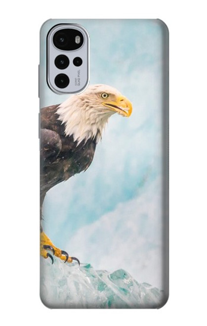 S3843 Bald Eagle On Ice Case For Motorola Moto G22