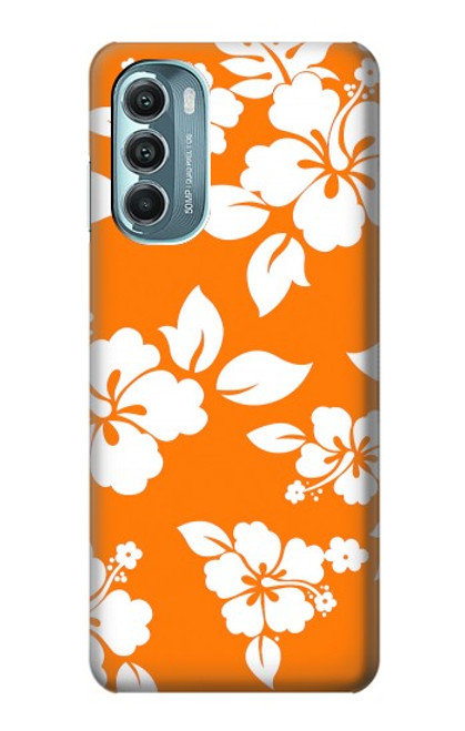 S2245 Hawaiian Hibiscus Orange Pattern Case For Motorola Moto G Stylus 5G (2022)