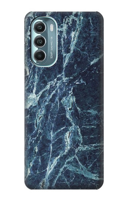 S2799 Light Blue Marble Stone Graphic Printed Case For Motorola Moto G Stylus 5G (2022)
