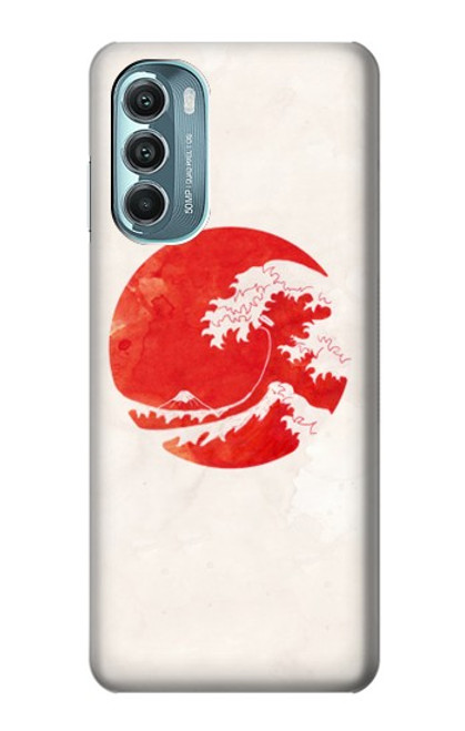S3237 Waves Japan Flag Case For Motorola Moto G Stylus 5G (2022)