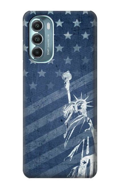 S3450 US Flag Liberty Statue Case For Motorola Moto G Stylus 5G (2022)