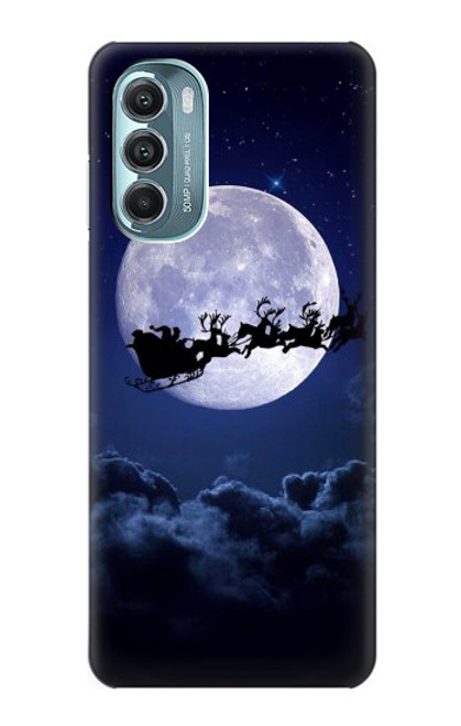 S3508 Xmas Santa Moon Case For Motorola Moto G Stylus 5G (2022)