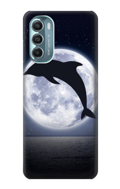 S3510 Dolphin Moon Night Case For Motorola Moto G Stylus 5G (2022)