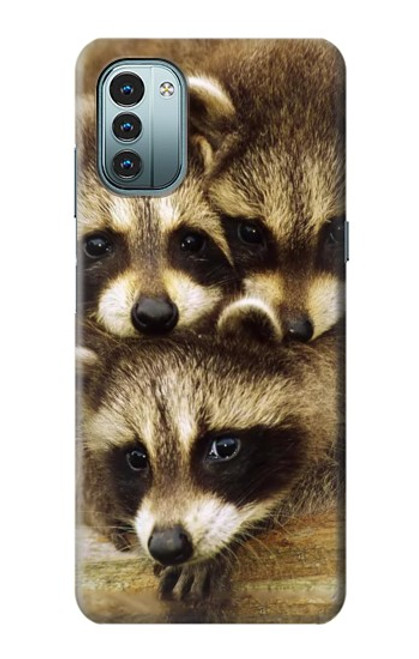 S0977 Baby Raccoons Case For Nokia G11, G21