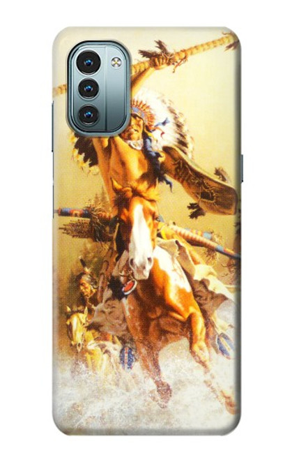 S1087 Red Indian Warrior Case For Nokia G11, G21