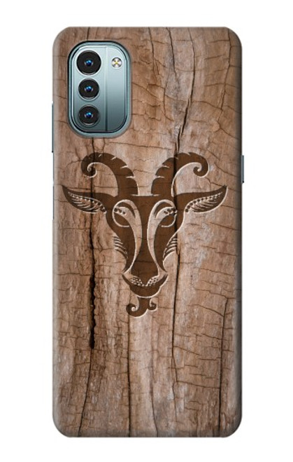 S2183 Goat Wood Graphic Printed Case For Nokia G11, G21