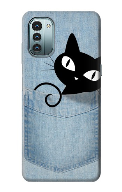 S2641 Pocket Black Cat Case For Nokia G11, G21
