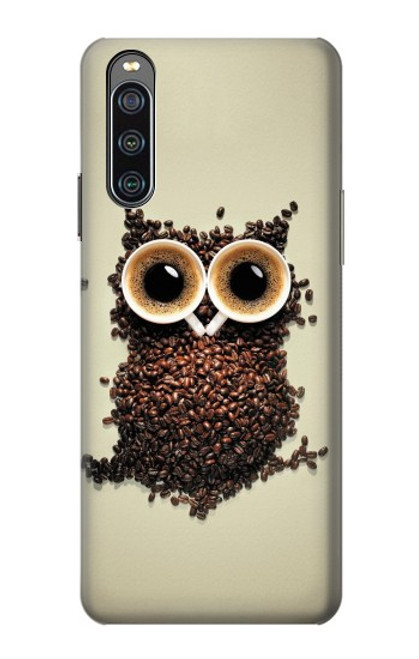 S0360 Coffee Owl Case For Sony Xperia 10 IV