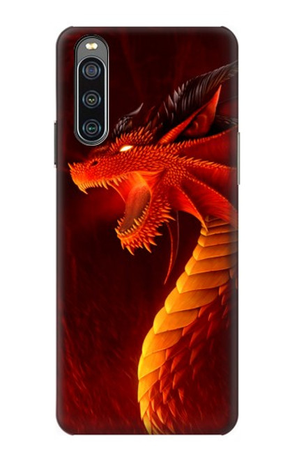 S0526 Red Dragon Case For Sony Xperia 10 IV