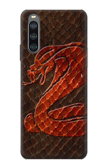 S0663 Cobra Snake Skin Case For Sony Xperia 10 IV