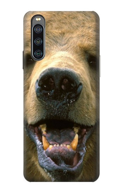 S0840 Grizzly Bear Face Case For Sony Xperia 10 IV