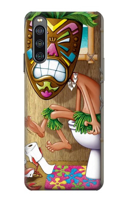 S1702 Tiki Man Toilet Case For Sony Xperia 10 IV