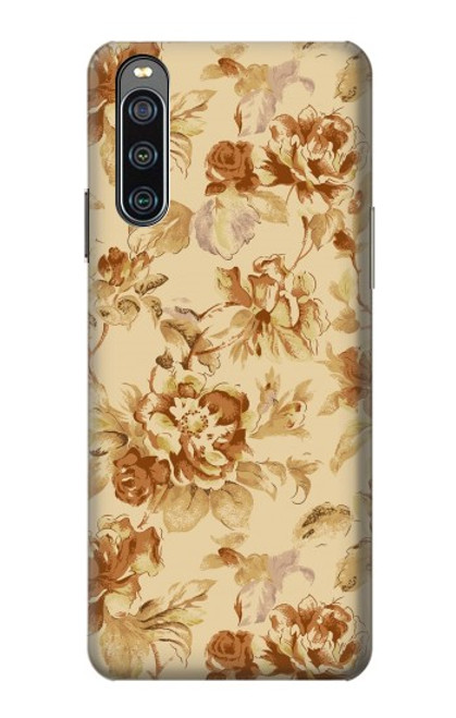 S2180 Flower Floral Vintage Pattern Case For Sony Xperia 10 IV