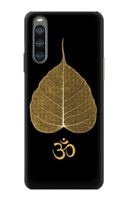 S2331 Gold Leaf Buddhist Om Symbol Case For Sony Xperia 10 IV