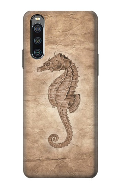 S3214 Seahorse Skeleton Fossil Case For Sony Xperia 10 IV