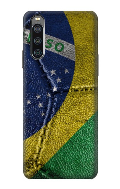 S3297 Brazil Flag Vintage Football Graphic Case For Sony Xperia 10 IV