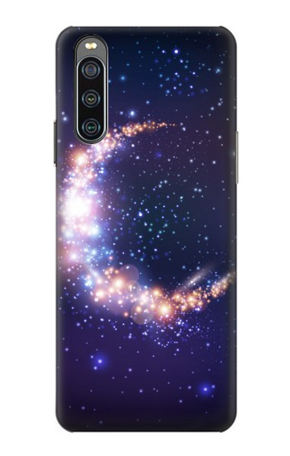 S3324 Crescent Moon Galaxy Case For Sony Xperia 10 IV