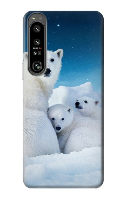 S0285 Polar Bear Family Arctic Case For Sony Xperia 1 IV