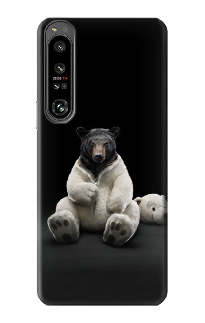 S0878 Black Bear Case For Sony Xperia 1 IV