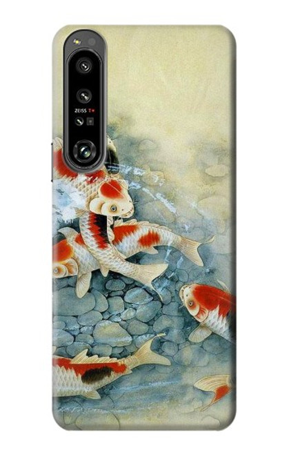 S1654 Koi Carp Fish Art Painting Case For Sony Xperia 1 IV