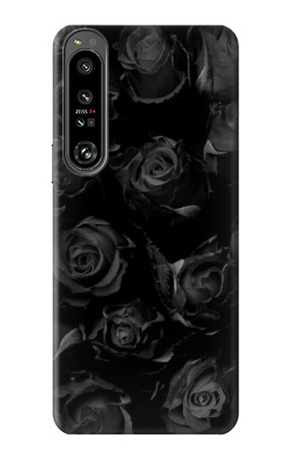 S3153 Black Roses Case For Sony Xperia 1 IV