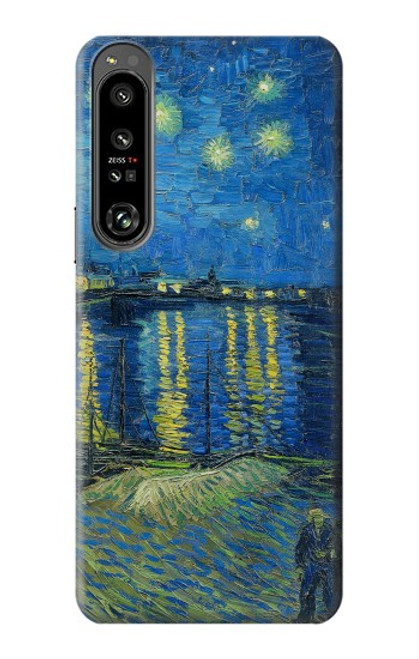 S3336 Van Gogh Starry Night Over the Rhone Case For Sony Xperia 1 IV