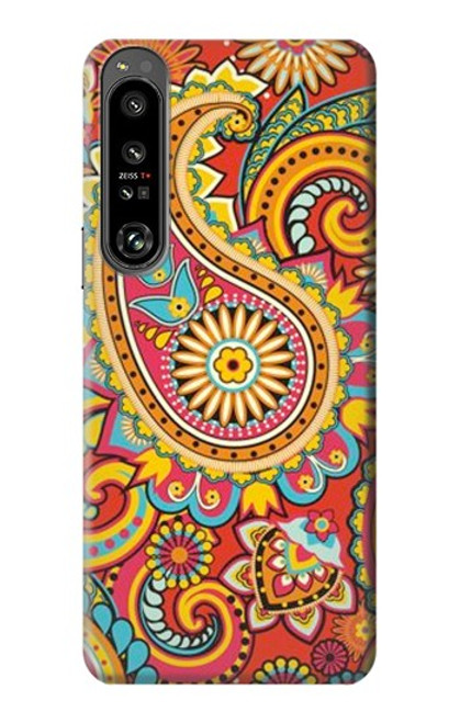 S3402 Floral Paisley Pattern Seamless Case For Sony Xperia 1 IV