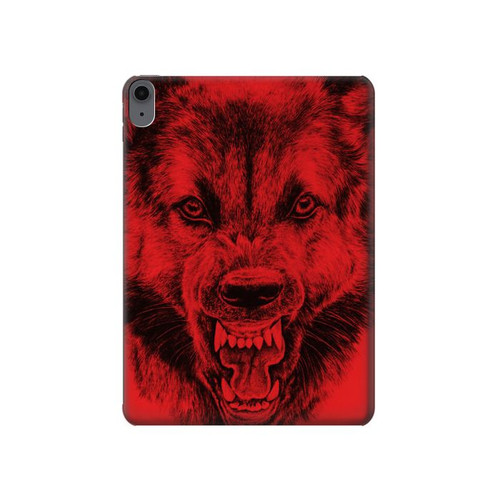 S1090 Red Wolf Hard Case For iPad Air (2022,2020, 4th, 5th), iPad Pro 11 (2022, 6th)