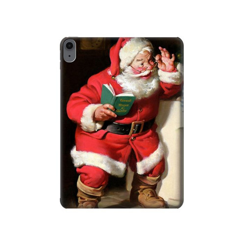 S1417 Santa Claus Merry Xmas Hard Case For iPad Air (2020, 2022), Air 11 (2024,2025,2026), Pro 11 (2022)